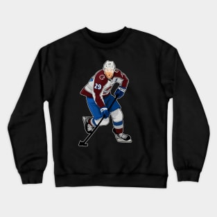 Nathan MacKinnon #29 Play The Puck Crewneck Sweatshirt